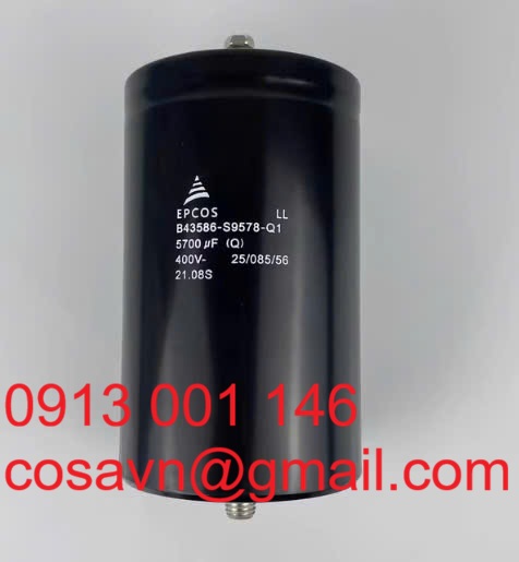 EPCOS  Tụ điện nhôm điện phân EPCOS B43586-S9578-Q1 B43586-S9578-Q1